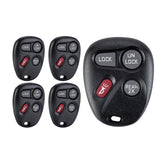 4 BTN Keyless Entry Remote Car Key Fob Replacment for 1998-2001 Astro Blazer Jimmy Safari Bravada KOBUT1BT 15732805   KR-C4RM-REAR2-05